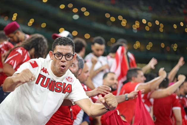 June 20, 2026, Monterrey, Mexico: Tunisian fan poses for photo moments before the match between Tunisia and Japan for the 2st round of the group F of the FIFA World Cup, WM, Weltmeisterschaft, Fussball 2026 at Monterrey Stadium on June 20, 2026 in Monterrey, Mexico. Photo: DiaEsportivo FIFA World Cup 2026, Tunisia Vs Japan, Monterrey, Mexico  - ZUMAh208 20260620_zsp_h208_055 Copyright: xHeulerxAndreyx