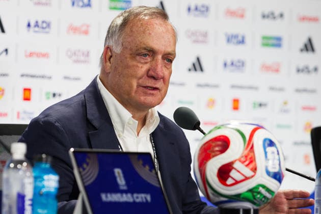 June 20, 2026, Kansas City, Missouri, USA: Manager Dick Advocaat of the Curacao National Football Team gives a post-game press conference, PK, Pressekonferenz following the FIFA World Cup, WM, Weltmeisterschaft, Fussball 2026 Group E Match against Ecuador held at Kansas City Stadium in Kansas City, Missouri on June 20, 2026. FIFA World Cup 2026 Press Conference: Curacao Manager Dick Advocaat  - ZUMAh139 20260620_zap_h139_004 Copyright: xSerenaxS.Y.xHsux