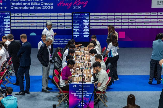 Chess, FIDE World Team Rapid and Blitz Chess Championship in Hong Kong