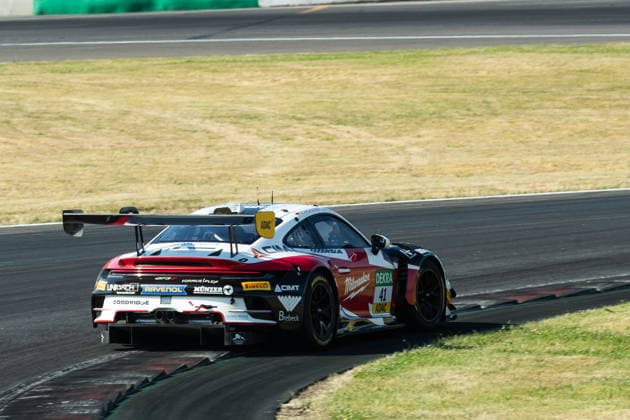 Schipkau, Deutschland 19. - 21. Juni 2026: ADAC GT Masters - 2026 - Lauf 5 - DEKRA Lausitzring - Sonntags Qualifikation Im Bild: Mark Kastelic (SLO) Pavel Lefterov (BGR) Razoon - more than Racing *** Schipkau, Germany, June 19–21, 2026 ADAC GT Masters 2026 Round 5 DEKRA Lausitzring Sunday Qualifying Pictured Copyright: xFotostandx xStiebertx