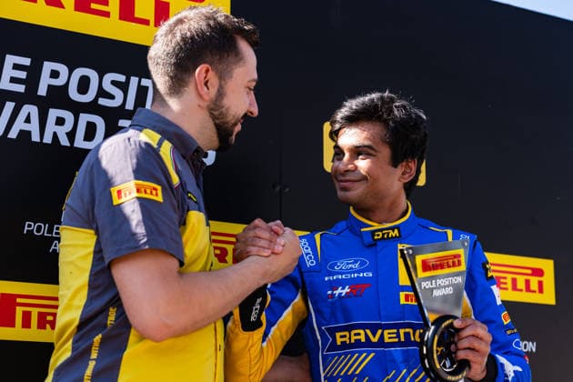 DTM, 5. + 6. Rennen DEKRA Lausitzring 2026 36 Ford Mustang GT3, HRT Ford Racing: Arjun Maini: picture by Gruppe C Photography Schipkau Lausitzring Brandenburg Deutschland Copyright: xGruppexCxPhotographyx