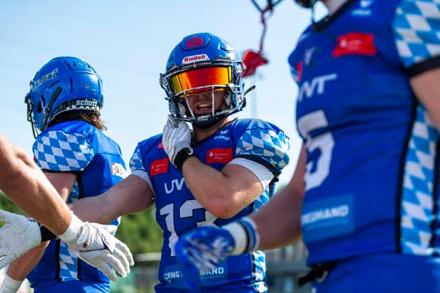 Beau Priegnitz (Allgaeu Comets, LB, 13) GER, Pforzheim Wilddogs vs Allgaeu Comets, American Football, GFL, Saison 2026, Week 07, 20.06.2026, GER, Pforzheim Wilddogs vs Allgaeu Comets, American Football, GFL, Saison 2026, Week 07, 20.06.2026, Pforzheim *** Beau Priegnitz, Allgäu Comets, LB, 13 GER, Pforzheim Wilddogs vs. Allgäu Comets, American Football, GFL, 2026 Season, Week 07, June 20, 2026, GER, Pforzheim Wilddogs vs. Allgäu Comets, American Football, GFL, 2026 Season, Week 07, June 20, 2026, Pforzheim,detected_source_language Copyright: xEibner-Pressefoto FlorianxWolfx EP_FWF