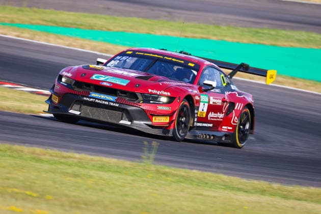 ADAC GT Masters, 5. + 6. Rennen DEKRA Lausitzring 2026 2 Ford Mustang GT3, Haupt Racing Team: Kiano Blum, Niklas Kalus - picture by Gruppe C Photography Schipkau DEKRA Lausitzring Brandenburg Germany Copyright: xGruppexCxPhotographyx