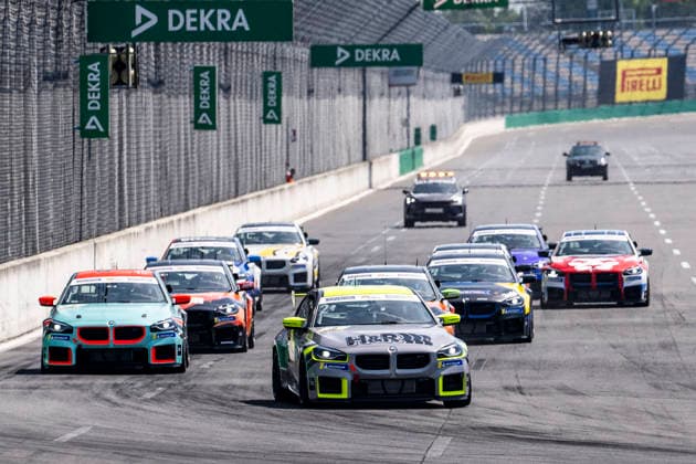 BMW M2 Cup, 1. + 2. Rennen DEKRA Lausitzring 2026 2 BMW M2 Racing, Hofor Racing by Bonk Motorsport: Michael Schrey - picture by Gruppe C Photography Schipkau Lausitzring Brandenburg Deutschland Copyright: xGruppexCxPhotographyx
