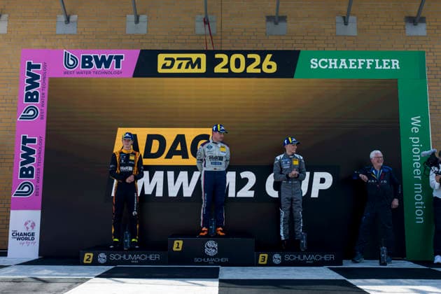BMW M2 Cup, 1. + 2. Rennen DEKRA Lausitzring 2026 2 BMW M2 Racing, Hofor Racing by Bonk Motorsport: Michael Schrey - picture by Gruppe C Photography Schipkau Lausitzring Brandenburg Deutschland Copyright: xGruppexCxPhotographyx