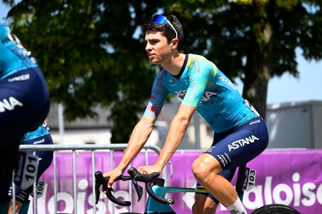 Baloise Belgium Tour 2026 Stage 5 HOEILAART, BELGIUM - JUNE 21 : Toneatti Davide (ITA) of XDS Astana Team before the start of the race during stage 5 of the 95th edition of Baloise Tour of Belgium an UCI ProSeries 2.Pro cycling road race stage for Men Elite of 183.6 km with start in Gingelom and finish in Hoeilaart on June 21, 2026 in Hoeilaart, Belgium, 21 06 2026 ( Motordriver Stephan Boone - Hoeilaart Belgium  Copyright: xTomasxSiskx