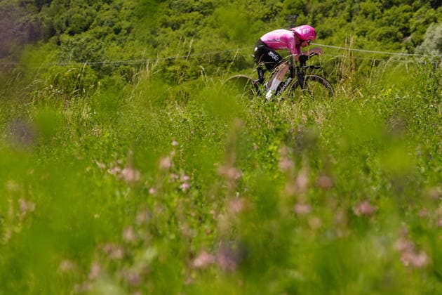 Sweden s Linus Larsson of EF Education - Aevolo during Stage 8 of the Giro Next Gen 2026 Individual Time Trial, from Villa Sant Angelo to L Aquila, Italy, Sunday, June 21, 2026.  Copyright: xFabioxFerrari LaPressex