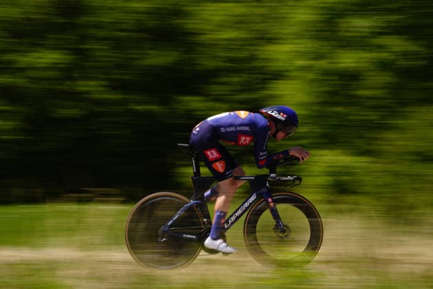 Czech Republic s Pavel Å umpik of Development Team Picnic PostNL during Stage 8 of the Giro Next Gen 2026 Individual Time Trial, from Villa Sant Angelo to L Aquila, Italy, Sunday, June 21, 2026.  Copyright: xFabioxFerrari LaPressex