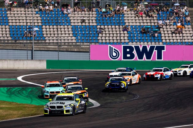 BMW M2 Cup, 1. + 2. Rennen DEKRA Lausitzring 2026 2 BMW M2 Racing, Hofor Racing by Bonk Motorsport: Michael Schrey - picture by Gruppe C Photography Schipkau Lausitzring Brandenburg Deutschland Copyright: xGruppexCxPhotographyx
