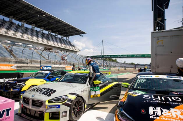 BMW M2 Cup, 1. + 2. Rennen DEKRA Lausitzring 2026 2 BMW M2 Racing, Hofor Racing by Bonk Motorsport: Michael Schrey - picture by Gruppe C Photography Schipkau Lausitzring Brandenburg Deutschland Copyright: xGruppexCxPhotographyx