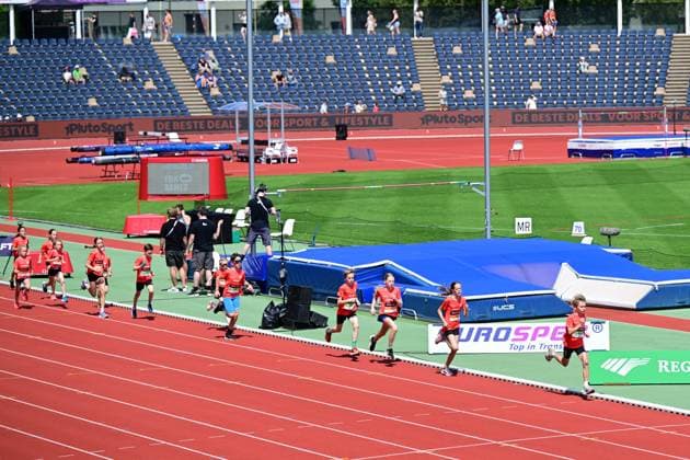HENGELO, 21-06-2026, Fanny Blankers-Koen Stadium, FBK Games 2026. Picture shows Kidsrun pre-program. FBK Games 2026  x204525887x Copyright: