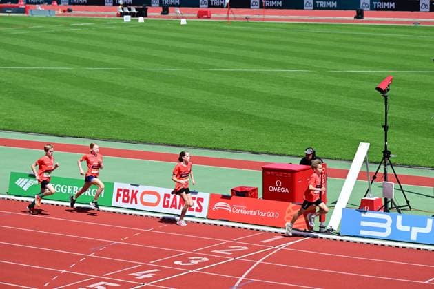 HENGELO, 21-06-2026, Fanny Blankers-Koen Stadium, FBK Games 2026. Picture shows Kidsrun pre-program. FBK Games 2026  x204525889x Copyright: