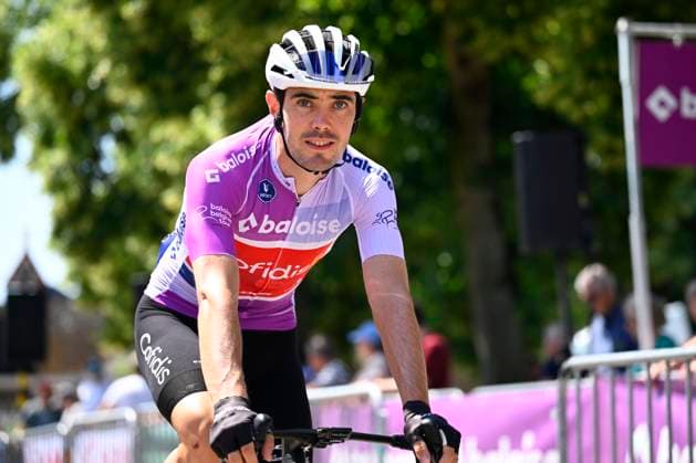 Baloise Belgium Tour 2026 Stage 5 HOEILAART, BELGIUM - JUNE 21 : Aranburu Alex (ESP) of Cofidis before the start of the race during stage 5 of the 95th edition of Baloise Tour of Belgium an UCI ProSeries 2.Pro cycling road race stage for Men Elite of 183.6 km with start in Gingelom and finish in Hoeilaart on June 21, 2026 in Hoeilaart, Belgium, 21 06 2026 ( Motordriver Stephan Boone - Hoeilaart Belgium  Copyright: xTomasxSiskx