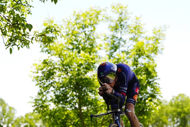 Great Britain s Matthew Peace of Development Team Picnic PostNL during Stage 8 of the Giro Next Gen 2026 Individual Time Trial, from Villa Sant Angelo to L Aquila, Italy, Sunday, June 21, 2026.  Copyright: xFabioxFerrari LaPressex