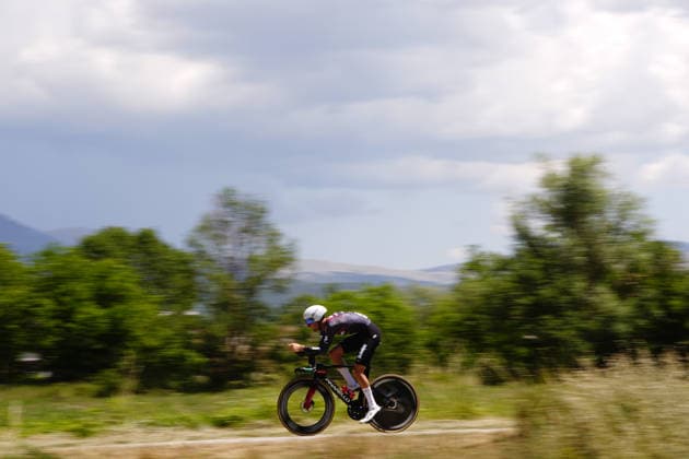 THE rce during Stage 8 of the Giro Next Gen 2026 Individual Time Trial, from Villa Sant Angelo to L Aquila, Italy, Sunday, June 21, 2026.  Copyright: xFabioxFerrari LaPressex