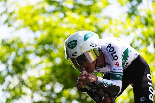 The race during Stage 8 of the Giro Next Gen 2026 Individual Time Trial, from Villa Sant Angelo to L Aquila, Italy, Sunday, June 21, 2026.  Copyright: xFabioxFerrari LaPressex