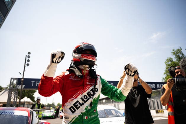 MOTORSPORTS - Porsche Carrera Cup - Porsche Carrera Cup Photo by IPA ABACAPRESS.COM85907839 - Andrea Bristot (ITA), winner of Rounds 5–6 of the Porsche Carrera Cup Italia. At the Autodromo di Monza in Monza, MB. On June 21, 2026. Monza Italy  Copyright: xIPAxSport ABACAx