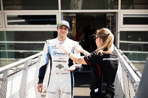 MOTORSPORTS - Porsche Carrera Cup - Porsche Carrera Cup Photo by IPA ABACAPRESS.COM85907833 - Aldo Festante (ITA) finished third in Rounds 5–6 of the Porsche Carrera Cup Italia. At the Autodromo di Monza in Monza, MB. On June 20, 2026. Monza Italy  Copyright: xIPAxSport ABACAx