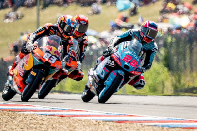 Czech Republic motorcycle Grand Prix BRNO, CZECH REPUBLIC - JUNE 21: Spanish Moto3 rider Maximo Quiles of CFMOTO Aspar Team in action at the Grand Prix of Czechia at the Masaryk Circuit in Brno, Czech Republic, 21 June 2026. Lukas Kabon Anadolu Brno Czechia. Editorial use only. Please get in touch for any other usage.  Copyright: x2026xAnadoluxLukasxKabonx