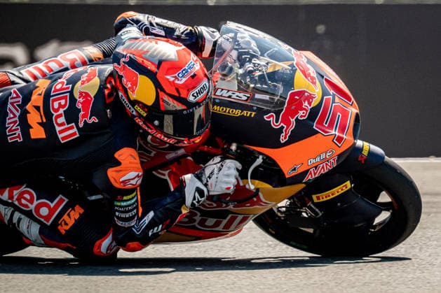 Czech Republic motorcycle Grand Prix BRNO, CZECH REPUBLIC - JUNE 21: Spanish Moto3 rider Brian Uriarte of Red Bull KTM Ajo in action at the Grand Prix of Czechia at the Masaryk Circuit in Brno, Czech Republic, 21 June 2026. Lukas Kabon Anadolu Brno Czechia. Editorial use only. Please get in touch for any other usage.  Copyright: x2026xAnadoluxLukasxKabonx