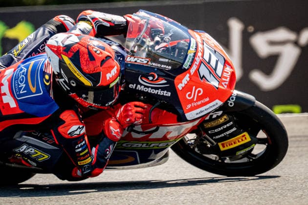 Czech Republic motorcycle Grand Prix BRNO, CZECH REPUBLIC - JUNE 21: Malaysian Moto3 rider Hakim Danish of FRINSA MT Helmets MSI in action at the Grand Prix of Czechia at the Masaryk Circuit in Brno, Czech Republic, 21 June 2026. Lukas Kabon Anadolu Brno Czechia. Editorial use only. Please get in touch for any other usage.  Copyright: x2026xAnadoluxLukasxKabonx