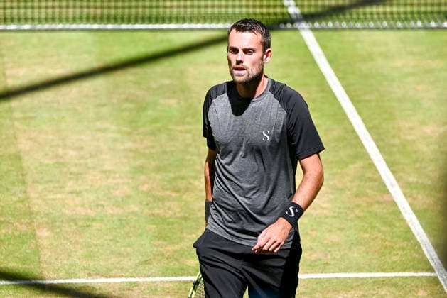 Theo Arribage (FRA) TERRA WORTMANN Open 2026, Tennis, ATP, Tennis Herren Tennis Herren 500, Turnier, Hauptfeld, Finale, Doppel, 21.06.2026, TERRA WORTMANN Open 2026, Tennis, ATP, Tennis Herren 500, Turnier, Hauptfeld, Finale, Doppel, 21.06.2026 Halle *** Theo Arribage FRA TERRA WORTMANN Open 2026, Tennis, ATP, Mens 500, Tournament, Main Draw, Final, Doubles, June 21, 2026, TERRA WORTMANN Open 2026, Tennis, ATP, Mens 500, Tournament, Main Draw, Final, Doubles, June 21, 2026, Indoor,detected_source_language Copyright: xEibner-Pressefoto RobertxGertzenx EP_RGN
