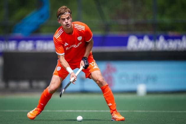 ROTTERDAM, 21-06-2026, HC Rotterdam, FIH Hockey Pro League Men, Season 2025-2026. Match between Netherlands and India (2nd match) , Picture shows Netherlands player Pepijn van der Heijden Netherlands - India (2nd match)  x204527764x Copyright: