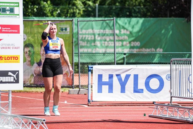 10. Hylo Speerwurfmeeting Frauen, Offenburg, 21.06.2026 Leonie Hügli (Schweiz) 10. Hylo Speerwurfmeeting Frauen, ETSV Stadion, Offenburg (Baden-Wuerttemberg), 21.06.2026 *** 10th Hylo Javelin Throw Meet (Women), Offenburg, June 21, 2026 Leonie Hügli, Switzerland 10th Hylo Javelin Throw Meet (Women), ETSV Stadium, Offenburg, Baden-Württemberg, June 21, 2026,detected_source_language Copyright: xBEAUTIFULxSPORTS Boscox