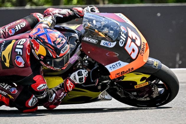 Czech Republic motorcycle Grand Prix BRNO, CZECH REPUBLIC - JUNE 21: Turkish Moto2 rider Deniz Oncu of ELM Marc VDS in action at the Grand Prix of Czechia at the Masaryk Circuit in Brno, Czech Republic, 21 June 2026. Lukas Kabon Anadolu Brno Czech Republic. Editorial use only. Please get in touch for any other usage.  Copyright: x2026xAnadoluxLukasxKabonx