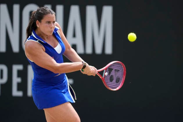 Lexus Nottingham Open - Day Seven Emma Navarro competes during the singles final match at the 2026 Lexus Nottingham Open Women s tennis tournament at the Nottingham Tennis Centre in Nottingham, England, on June 21, 2026. Nottingham United Kingdom  Copyright: xOwenxHammondx originalFilename:hammond-2026lexu260621_npohA.jpg