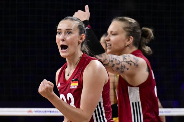 Volleyball, Women's, Nations League, Germany v Brazil