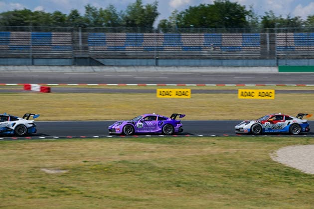 Porsche Sixt Carrera Cup Deutschland, Dekra Lausitzring 2026 21.06.2026 ab 9.00 Uhr Schipkau OT Klettwitz, Dekra Lausitzring Im Foto: 34 Dirk Schouten (NL) Looping by CarTech, 25 Wouter Boerekamps (NL) Team GP Elite Porsche Sixt Carrera Cup Deutschland, Dekra Lausitzring 2026 Schipkau OT Klettwitz Brandenburg Deutschland *** Porsche Sixt Carrera Cup Germany, Dekra Lausitzring 2026, June 21, 2026, starting at 9 Copyright: xEHLxMedia MichelxKöhlerx 20262106-Porsche Carrera Cup -Dekra-Lausitzring_018