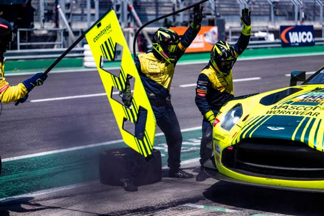 DTM, 5. + 6. Rennen DEKRA Lausitzring 2026 7 Aston Martin Vantage AMR GT3 EVO, Comtoyou Racing: Nicki Thiim- picture by Gruppe C Photography Schipkau Lausitzring Brandenburg Deutschland Copyright: xGruppexCxPhotographyx