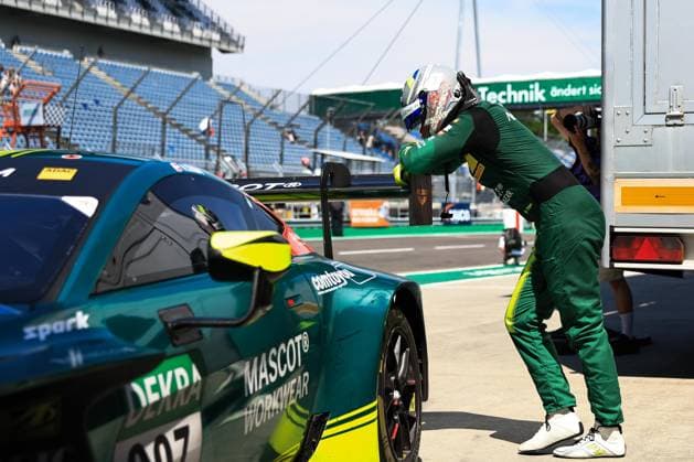 DTM, 5. + 6. Rennen DEKRA Lausitzring 2026 7 Aston Martin Vantage AMR GT3 EVO, Comtoyou Racing: Nicki Thiim- picture by Gruppe C Photography Schipkau Lausitzring Brandenburg Deutschland Copyright: xGruppexCxPhotographyx