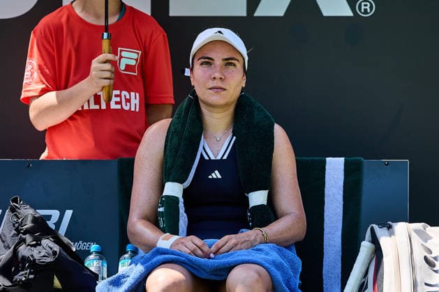 June 21, 2026, Bad Homburg, Hessen, Germany: Elena-Gabriela Ruse of Romania is sitting on the Players bench during the BAD HOMBURG OPEN powered by SOLARWATTT- WTA500 - Womens Tennis, 21.6.2026 in Bad Homburg (Tennis-Club Bad Homburg), Germany - Photo: Tennis 2026: Bad Homburg Open - WTA500: RUSE 6:4 7:5 TOWNSEND  - ZUMAs343 20260621_zsp_s343_093 Copyright: xMathiasxSchulzx