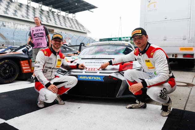ADAC GT Masters, 5. + 6. Rennen DEKRA Lausitzring 2026 77 Audi R8 LMS GT3 EVO II, LIQUI MOLY Team Engstler Motorsport: Robin Rogalski, Simon Connor Primm - picture by Gruppe C Photography Schipkau Lausitzring Brandenburg Deutschland Copyright: xGruppexCxPhotographyx