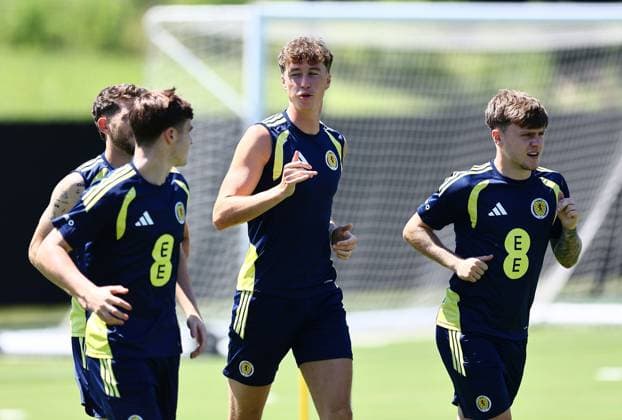 Jack Hendry of Scotland Scotland Training and press conference, PK, Pressekonferenz 2026 FIFA World Cup, WM, Weltmeisterschaft, Fussball Football, Atrium Health Performance Park, Charlotte, USA - 21 Jun 2026Charlotte Atrium Health Performance Park United States of America EDITORIAL USE ONLY No use with unauthorised audio, video, data, fixture lists, club league logos or live services. Online in-match use limited to 120 images, no video emulation. No use in betting, games or single club league player publications.  Copyright: xMichaelxZemanek Shutterstockx 16928934e