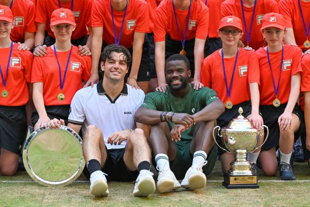 Tennis, ATP tournament in Halle, Westphalia, final, singles, Taylor Fritz v Frances Tiafoe, winner: Frances Tiafoe