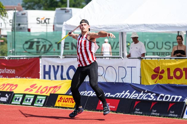10. Hylo Speerwurfmeeting Herren, Offenburg, 21.06.2026 Lars Anthony Flaming (Paraguay) 10. Hylo Speerwurfmeeting Herren, ETSV Stadion, Offenburg (Baden-Wuerttemberg), 21.06.2026 *** 10th Hylo Mens Javelin Throw Meet, Offenburg, June 21, 2026 Lars Anthony Flaming, Paraguay 10th Hylo Mens Javelin Throw Meet, ETSV Stadium, Offenburg, Baden-Württemberg, June 21, 2026,detected_source_language Copyright: xBEAUTIFULxSPORTS Boscox