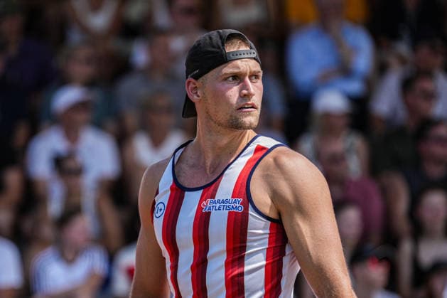 10. Hylo Speerwurfmeeting Herren, Offenburg, 21.06.2026 Lars Anthony Flaming (Paraguay) 10. Hylo Speerwurfmeeting Herren, ETSV Stadion, Offenburg (Baden-Wuerttemberg), 21.06.2026 *** 10th Hylo Mens Javelin Throw Meet, Offenburg, June 21, 2026 Lars Anthony Flaming, Paraguay 10th Hylo Mens Javelin Throw Meet, ETSV Stadium, Offenburg, Baden-Württemberg, June 21, 2026,detected_source_language Copyright: xBEAUTIFULxSPORTS Boscox