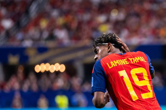260621 Lamine Yamal of Spain during the FIFA World Cup, WM, Weltmeisterschaft, Fussball 2026 football match between Spain and Saudi Arabia on June 21, 2026 in Atlanta. Photo: Ludvig Thunman BILDBYRAN kod LT LT0806 fotboll football soccer fotball vm fotbolls-vm fotball-vm fotbolls-vm 2026 fifa world cup 2026 day 11 bbeng *** June 21, 2026  Copyright: LUDVIGxTHUNMAN BB260621LT067