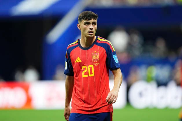 Spain v Saudi Arabia: Group H - FIFA World Cup, WM, Weltmeisterschaft, Fussball 2026 Pedri Gonzalez of Spain looks on during the FIFA World Cup 2026 Group H match between Spain and Saudi Arabia at Atlanta Stadium on June 21, 2026 in Atlanta, Georgia. Atlanta GA United States  Copyright: xJosexBretonx originalFilename:bretonhernandez-spainvsa260621_npVCS.jpg