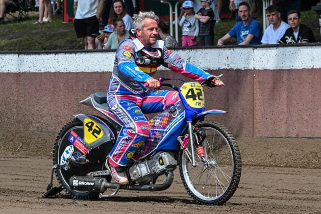 Stephan Katt , Sandbahnrennen Hechthausen Motorsport, DMSB, ADAC, 21.06.2026 Hechthausen Niedersachsen Deutschland *** Stephan Katt, Hechthausen Motorsport Dirt Track Racing, DMSB, ADAC, June 21, 2026, Hechthausen, Lower Saxony, Germany,detected_source_language Copyright: xkolbert-press BurghardxSchreyerx
