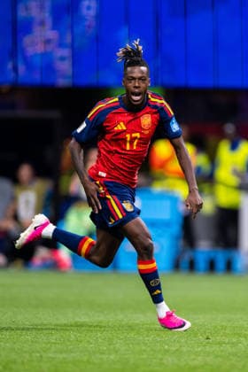 260621 Nico Williams of Spain during the FIFA World Cup, WM, Weltmeisterschaft, Fussball 2026 football match between Spain and Saudi Arabia on June 21, 2026 in Atlanta. Photo: Ludvig Thunman BILDBYRAN kod LT LT0806 fotboll football soccer fotball vm fotbolls-vm fotball-vm fotbolls-vm 2026 fifa world cup 2026 day 11 bbeng *** 260621 Nico Williams of Spain during the 2026 FIFA World Cup soccer match between Spain and Saudi Arabia on June 21, 2026 in Atlanta. Photo by Ludvig Thunman, BILDBYRAN. Code  Copyright: LUDVIGxTHUNMAN BB260621LT094