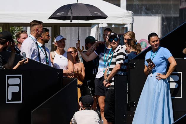 June 21, 2026, Bad Homburg, Hessen, Germany: u.a. Angelique Kerber of Germany is waiting for the go of her last official Walk on Court as Player during the BAD HOMBURG OPEN powered by SOLARWATTT- WTA500 - Womens Tennis, 20.6.2026 in Bad Homburg (Tennis-Club Bad Homburg), Germany - Photo: Tennis 2026: Bad Hombug Open - WTA500: KERBER 6:3 7:5 IVANOVIC  - ZUMAs343 20260621_zsp_s343_187 Copyright: xMathiasxSchulzx