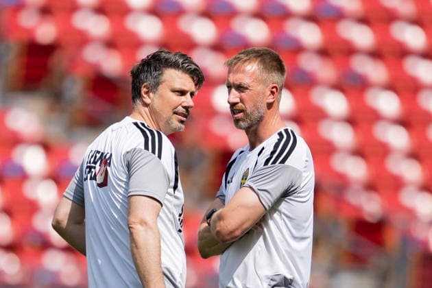 260621 Daniel Ekvall, sports psychologist and head coach Graham Potter of the Swedish national football team at a training session during day 11 of the FIFA World Cup, WM, Weltmeisterschaft, Fussball 2026 in Dallas. Photo: Petter Arvidson BILDBYRAN kod PA PA1247 fotboll football soccer fotball vm fotbolls-vm fotball-vm fotbolls-vm 2026 fifa world cup 2026 träning practice training sverige sweden sverige a bbeng *** June 26, 2021 Daniel Ekvall, sports psychologist and head coach Graham Potter of the Swedish national soccer team at a training session on day 11 of the 2026 FIFA World Cup in Dallas. Photo by Petter Arvidson, BILDBYRAN, code PA PA1247 soccer football fotball World Cup fotbolls vm fotball vm fotbolls vm 2026 FIFA World Cup 2026 training practice Sweden Sweden Sweden A BBENG,detected_source_language  Copyright: PETTERxARVIDSON BB260621PA080