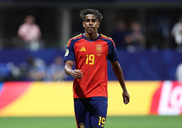 (260622) -- ATLANTA, June 22, 2026 -- Lamine Yamal of Spain reacts during the group H match between Spain and Saudi Arabia at the 2026 FIFA World Cup, WM, Weltmeisterschaft, Fussball at Atlanta Stadium in Atlanta, the United States, June 21, 2026. ) (SP)U.S.-ATLANTA-FOOTBALL-FIFA WORLD CUP-GROUP H-ESP VS KSA WangxKaiyan 