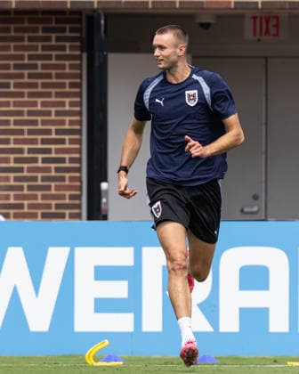 SOCCER - FIFA World Cup, WM, Weltmeisterschaft, Fussball 2026 DALLAS,TEXAS,USA,21.JUN.26 - SOCCER - FIFA World Cup 2026, group stage, Argentina vs Austria, preview, training team AUT. Image shows Sasa Kalajdzic (AUT).  GEPAxpictures xArminxRauthner