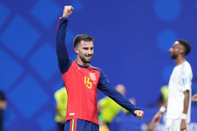 Alex Baena of Spain celebrates the team s fourth goal during a FIFA Men’s World Cup 2026 Group Stage football match between Spain and Saudi Arabia at Atlanta Stadium, in Atlanta on June 21th 2026 (Photo by Alexandra Fechete SPP)  Copyright: xAlexandraxFechete SPPx Sportspressphoto_SPR172702