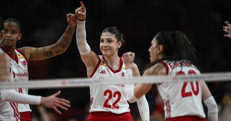 Turkiye v China - 2026 FIVB Volleyball Nations League ANKARA, TURKIYE - JUNE 21: Ilkin Aydin (22) of Turkiye in action during the 2026 FIVB Volleyball Nations League (VNL) Week 2 match between Turkiye and China at the Ankara Sports Hall in Ankara, Turkiye on June 21, 2026. Akin Celiktas Anadolu Ankara Turkey. Editorial use only. Please get in touch for any other usage.  Copyright: x2026xAnadoluxAkinxCeliktasx